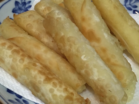 余った餃子の皮で！チーズポテト餃子